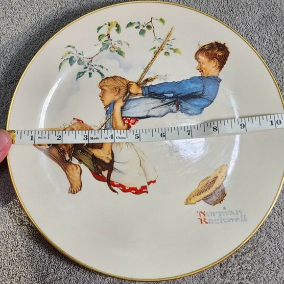 Norman Rockwell's Summer - Flying High plate - Picture 3 of 3